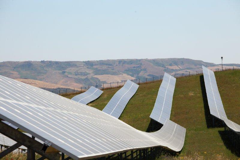 Impianto fotovoltaico su terreno a Cesena